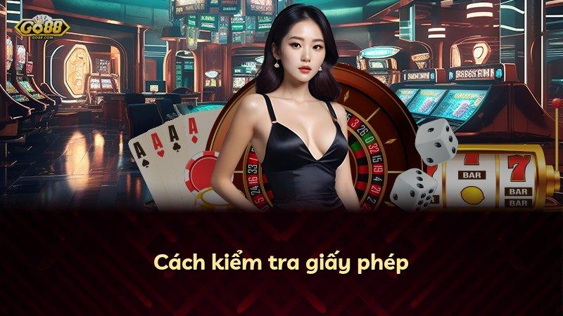 Cách kiểm tra giấy phép